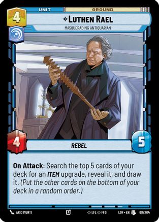 Luthen Rael - Masquerading Antiquarian (068/264) - LOTF - Uncommon