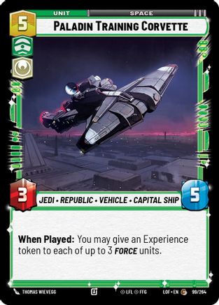 Paladin Training Corvette (099/264) - LOTF - Common