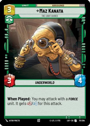 Maz Kanata - The Light Guides (111/264) - LOTF - Uncommon