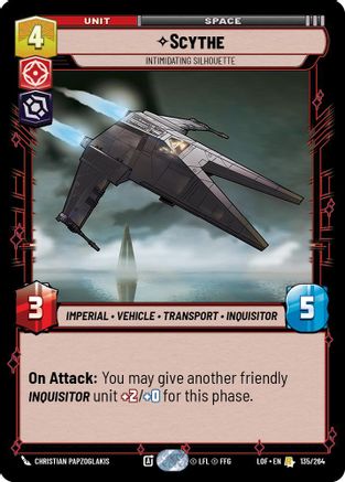 Scythe - Intimidating Silhouette (135/264) - LOTF - Rare