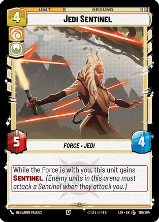Jedi Sentinel (196/264) - LOTF - Common