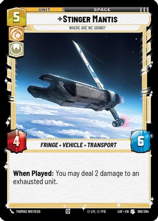 Stinger Mantis - Where Are We Going? (198/264) - LOTF - Uncommon
