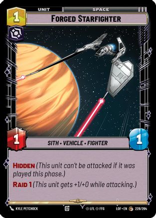 Forged Starfighter (228/264) - LOTF - Common