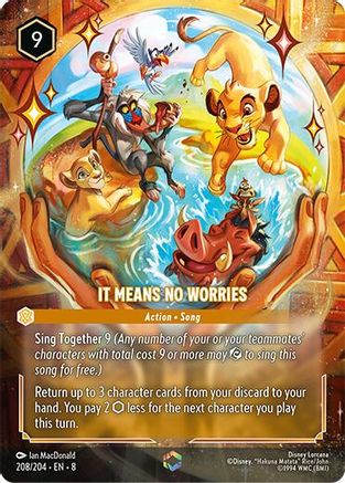 It Means No Worries (Enchanted) (208/204) - Enchanted - Holofoil