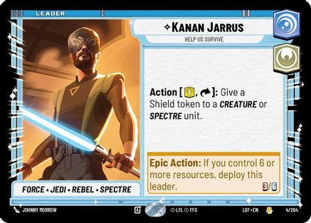 Kanan Jarrus - Help Us Survive (004/264) - LOTF - Rare