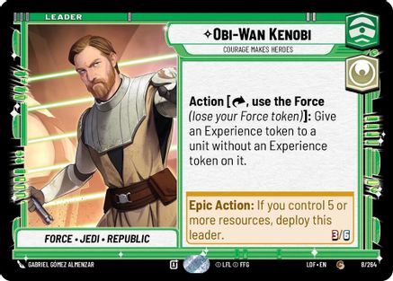 Obi-Wan Kenobi - Courage Makes Heroes (008/264) - LOTF - Common
