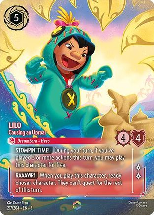 Lilo - Causing an Uproar (Enchanted) (217/204) - Enchanted - Holofoil