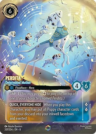 Perdita - Determined Mother (Enchanted) (207/204) - Enchanted - Holofoil