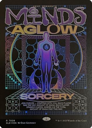 Minds Aglow (Rainbow Foil) (SLD-7028) - rare - Foil