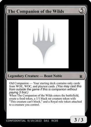 The Companion of the Wilds (-) - rare