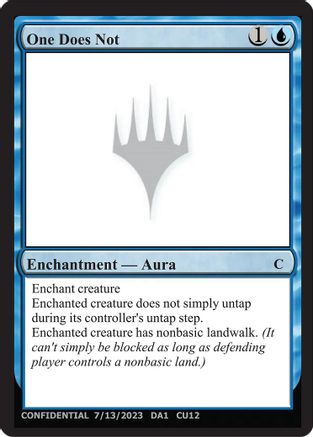 One Does Not (-) - common