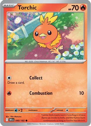 Torchic (040) - SDR  - Common - Reverse Holofoil