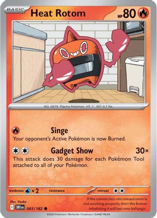 Heat Rotom (043) - SDR  - Common