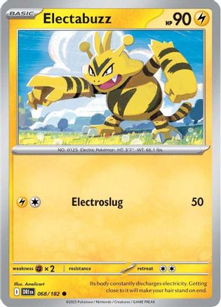 Electabuzz (068) - SDR  - Common - Reverse Holofoil