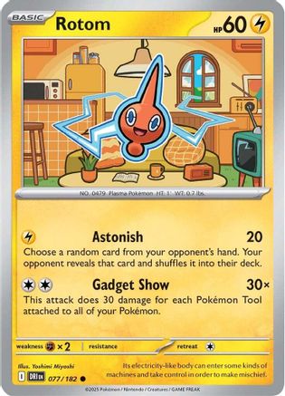 Rotom (077/182) - SDR  - Common - Reverse Holofoil