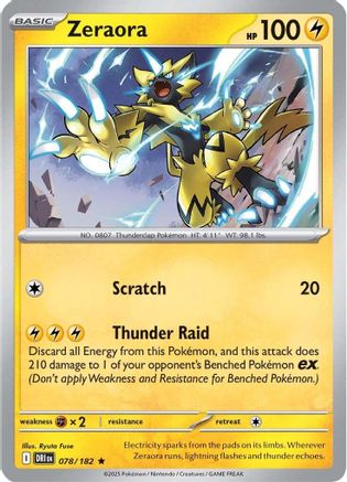Zeraora (078) - SDR  - Rare - Holofoil