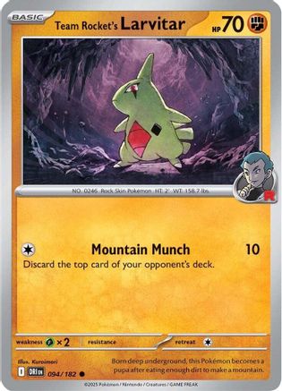 Team Rocket's Larvitar (094) - SDR  - Common
