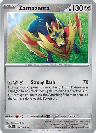 Zamazenta (146/182) - SDR  - Rare - Reverse Holofoil