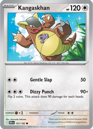 Kangaskhan (151/182) - SDR  - Common - Reverse Holofoil