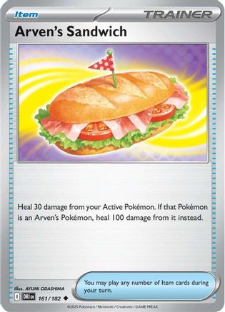 Arven's Sandwich (161) - SDR  - Uncommon - Reverse Holofoil