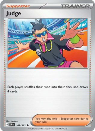 Judge (167/182) - SDR  - Uncommon - Reverse Holofoil