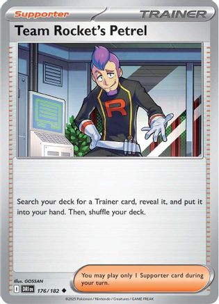 Team Rocket's Petrel (176/182) - SDR  - Uncommon - Reverse Holofoil