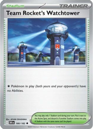 Team Rocket's Watchtower (180) - SDR  - Uncommon