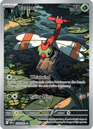 Yanma (183/182) - SDR  - Illustration Rare - Holofoil