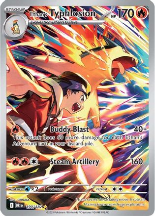 Ethan's Typhlosion (190/182) - SDR  - Illustration Rare - Holofoil