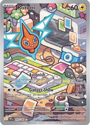 Rotom (197/182) - SDR  - Illustration Rare - Holofoil