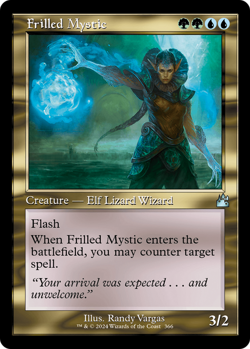 Frilled Mystic (RVR-366) - uncommon - Foil