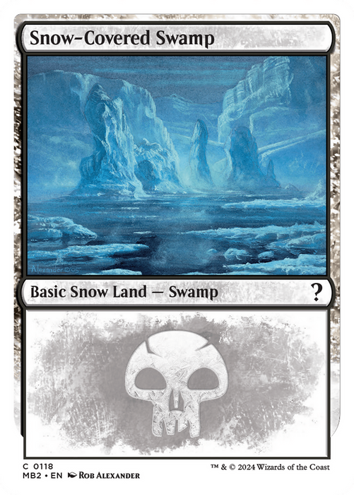 Snow-Covered Swamp (MB2-118) - common: (snow)