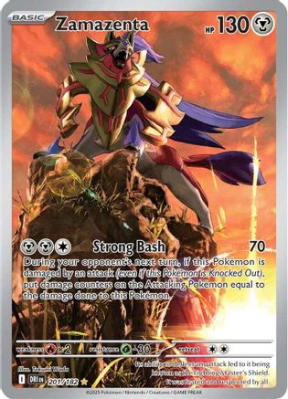 Zamazenta (201/182) - SDR  - Illustration Rare - Holofoil