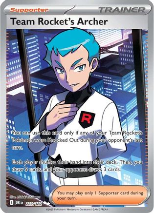 Team Rocket's Archer (223/182) - SDR  - Ultra Rare - Holofoil