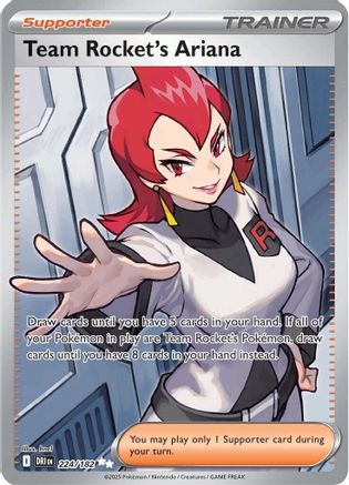 Team Rocket's Ariana (224/182) - SDR  - Ultra Rare - Holofoil