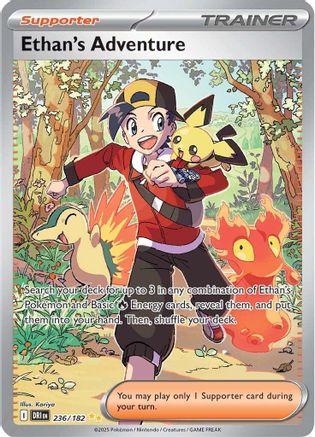 Ethan's Adventure (236/182) - SDR  - Special Illustration Rare - Holofoil