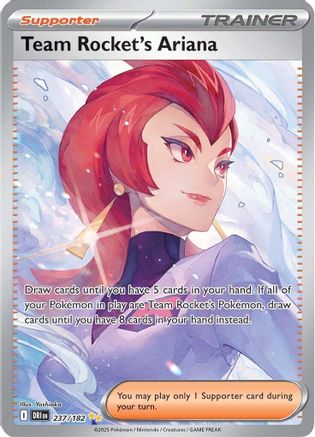 Team Rocket's Ariana (237/182) - SDR  - Special Illustration Rare - Holofoil