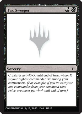 Tax Sweeper (-) - uncommon