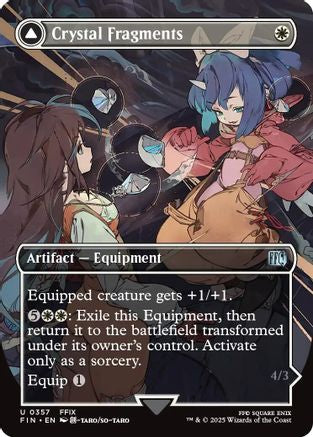Crystal Fragments (Borderless) (FIN-357) - uncommon
