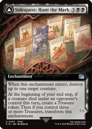 Sidequest: Hunt the Mark // Yiazmat, Ultimate Mark (FIN-453) - uncommon: (enchantment, Extended Art)