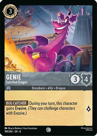 Genie - Satisfied Dragon (189/204) - Uncommon