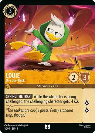 Louie - One Cool Duck (Foil) (1/204) - Uncommon - Cold Foil