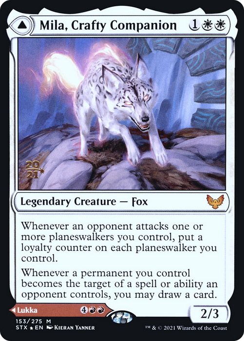 Mila, Crafty Companion // Lukka, Wayward Bonder (PRE-153S) - mythic - Foil