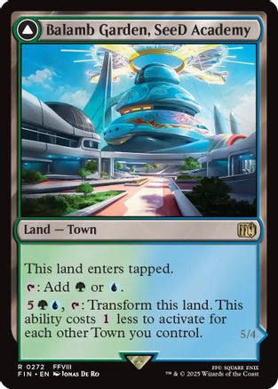 Balamb Garden, SeeD Academy // Balamb Garden, Airborne (FIN-272) - rare - Foil