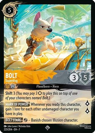 Bolt - Superdog VF (223/204) - IA - Très Rare - Cold Foil