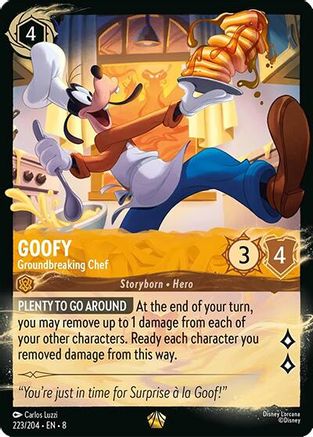 Goofy - Groundbreaking Chef (223/204) (223/204) - IQPH - Legendary - Cold Foil
