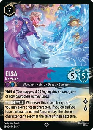 Elsa - Ice Maker VF (224/204) - IA - Très Rare - Cold Foil