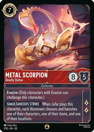 Metal Scorpion - Deadly Statue (1/35) - IQPH - None