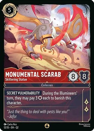Monumental Scarab - Skittering Statue (12/35) - IQPH - None