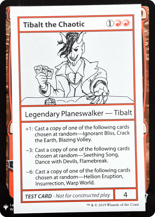 Tibalt the Chaotic (CMB1-066) - rare